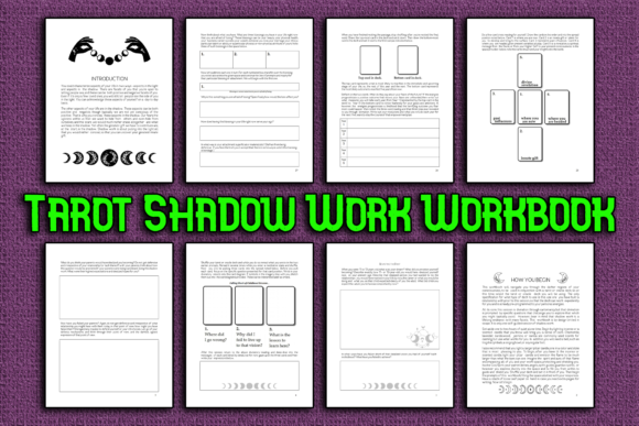 Download Tarot Shadow Work Workbook Journal KDP - Shadow work Collection