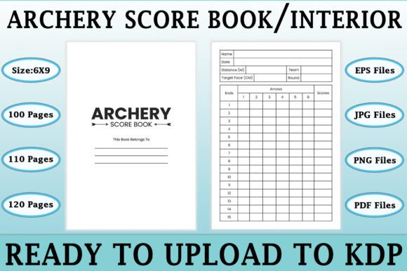 Download Archery Score Log Book | KDP Interior - Log Collection