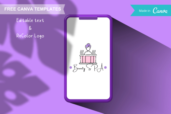 Download Canva Logo Templates - Hot Shower Relax - Log Collection