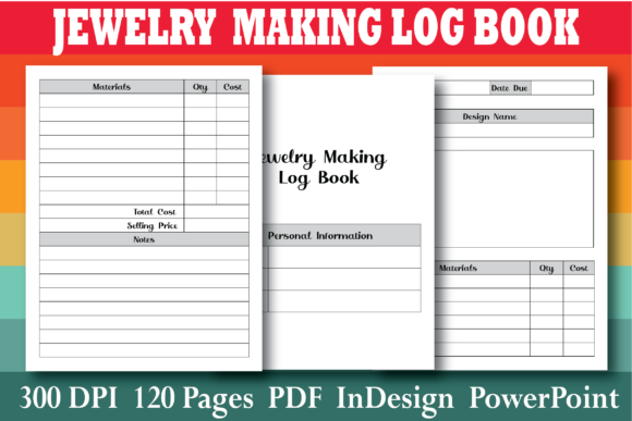 Download KDP Jewelry Making Log Book Interior - Log Collection