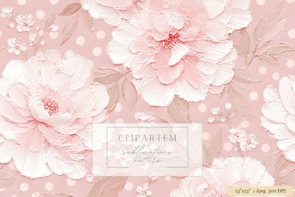 Download Blush Peony Oil Paint Pattern - Premium Resources