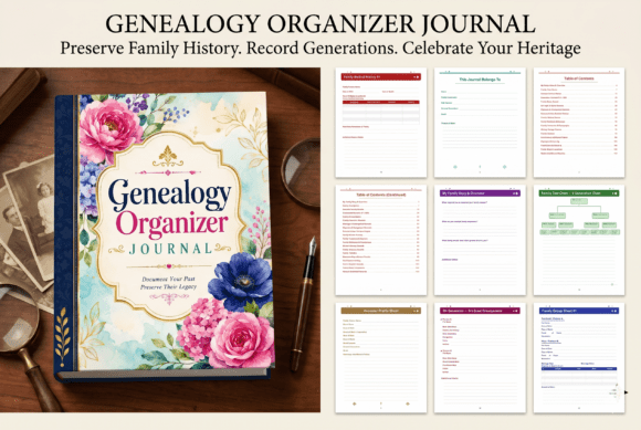 Download Genealogy Organizer Journal - Log Collection
