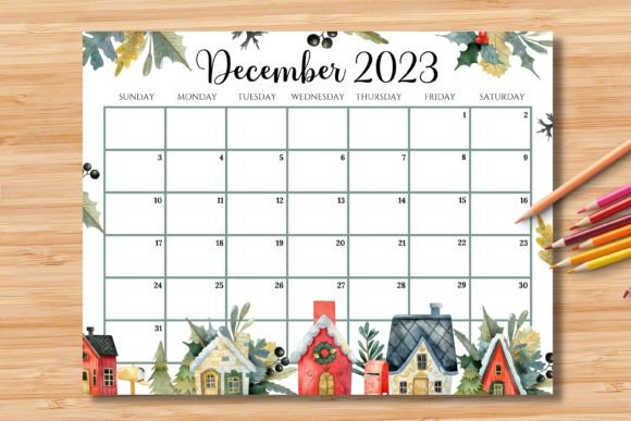 Download Editable/Fillable December 2023 Calendar - Calendar Collection